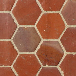 carrelage terre cuite rouge nuancé tradition