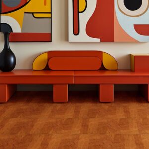 parquet liège flottant liègisol poséidon – lames naturelles à clipser 910×300x10.5 mm